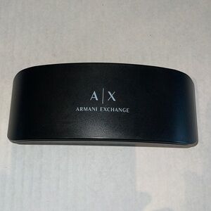 A/X Armani Exchange Black Hard Shell Curved Glasses Case